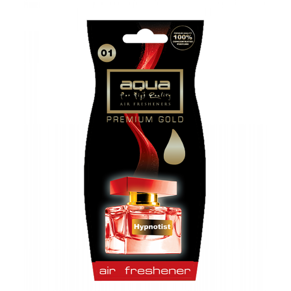 Aqua Αρωματική Καρτέλα Κρεμαστή Αυτοκινήτου Golden